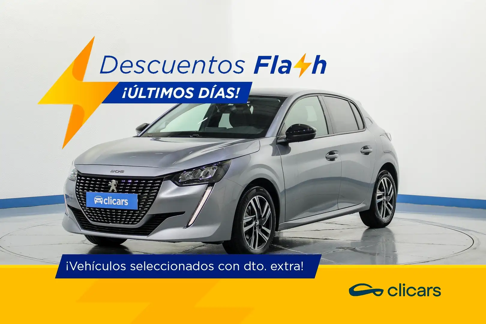 Peugeot 208 1.2 Puretech S&S Allure 100 Plateado - 1