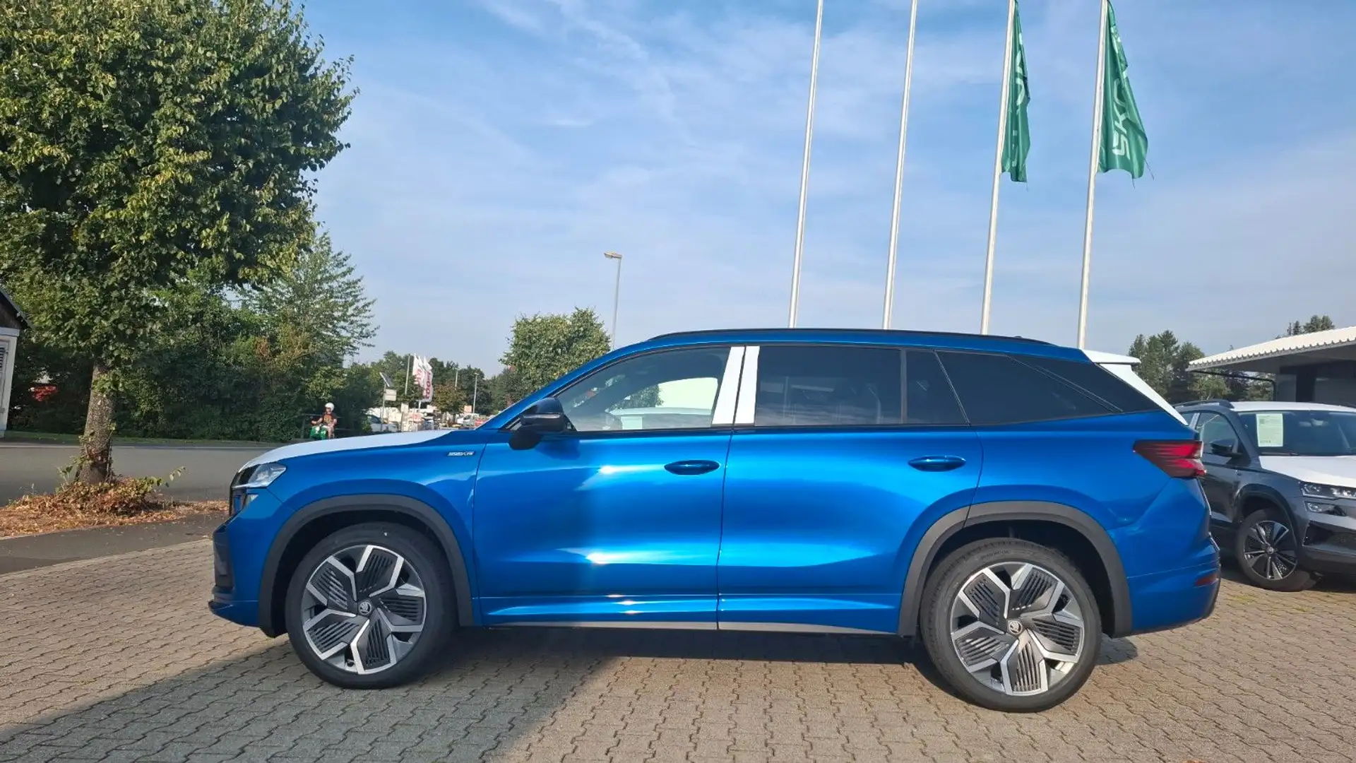 Skoda Kodiaq 2.0TDI 193PS 4x4 Sportline/AHZV/Fahr-Ass Bleu - 2