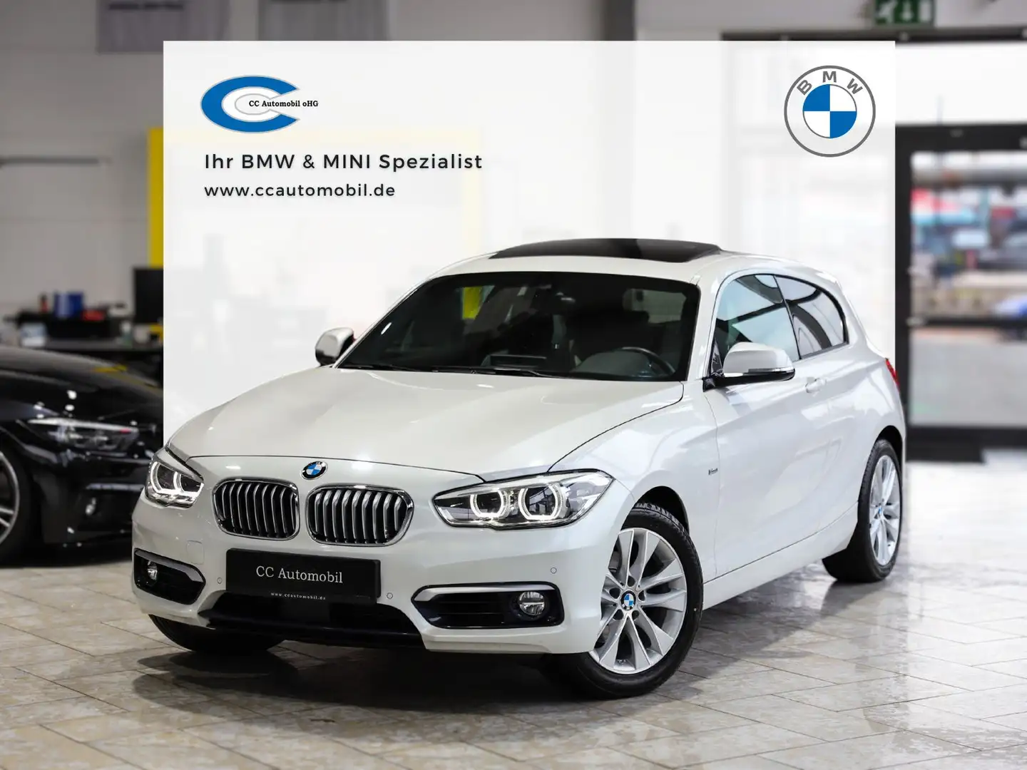 BMW 120 120d xDrive Urban Kamera Harman Glasdach ACC Weiß - 1