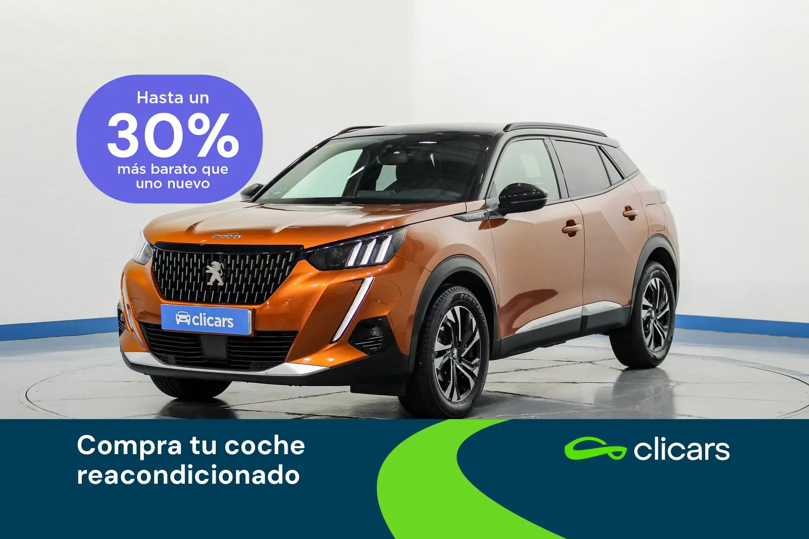Peugeot 2008 1.2 PureTech S&S GT Line EAT8 130 Naranja - 1