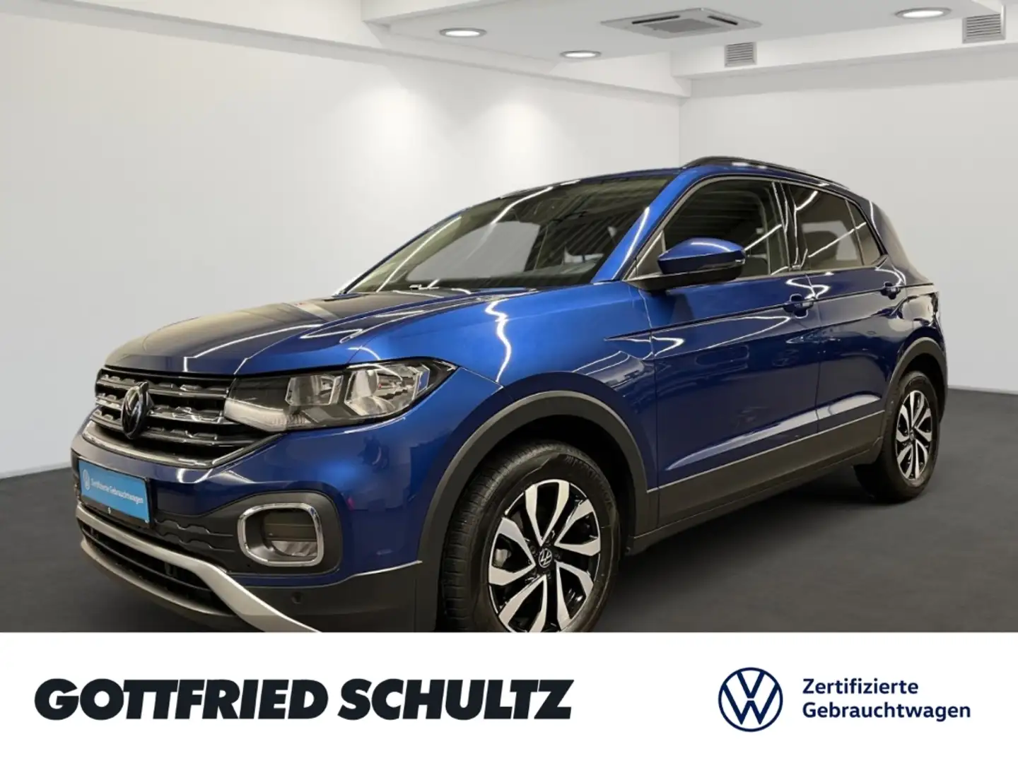 Volkswagen T-Cross 1.0 TSI OPF Active Navi AHK PDC Sitzheizung Blau - 1