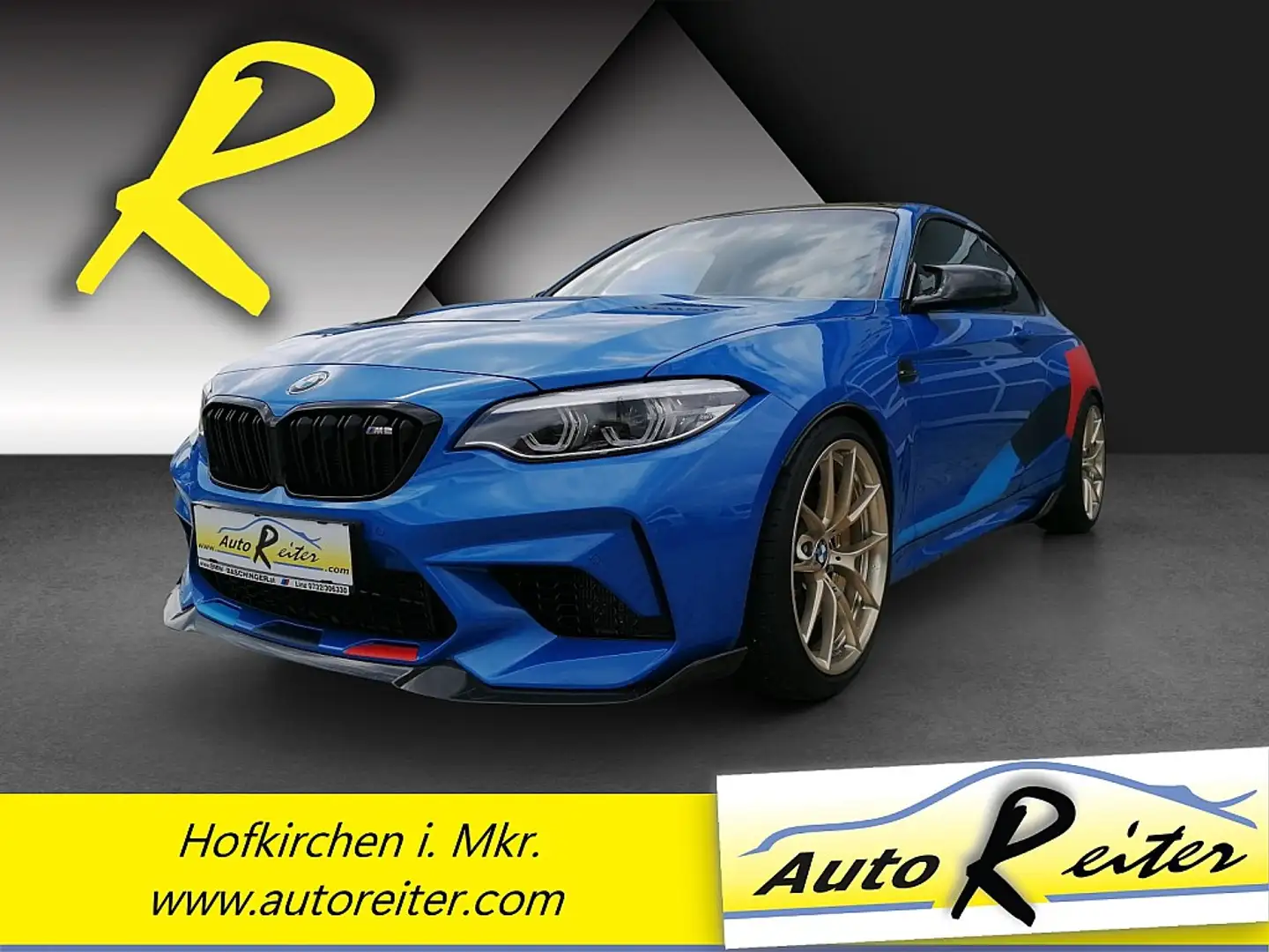 BMW M2 CS orig. AT- Keramic-Bremse - Carbon-Akrapovic Blau - 1