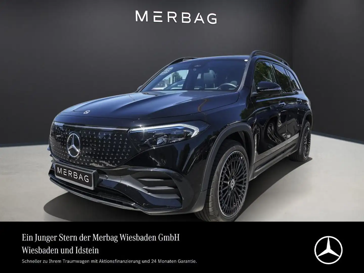 Mercedes-Benz EQB 300 4M AMG-LINE PREMIUM PANORAMA 20" NIGHT Negro - 1