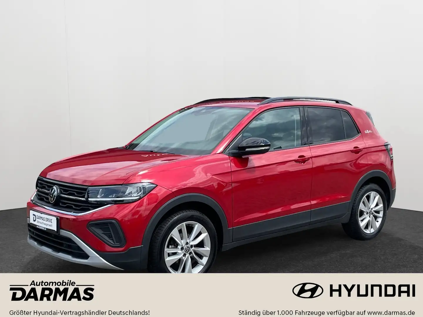 Volkswagen T-Cross T-Cross GOAL 1.0 TSI DSG Navi Keyless LED TOP Rot - 1