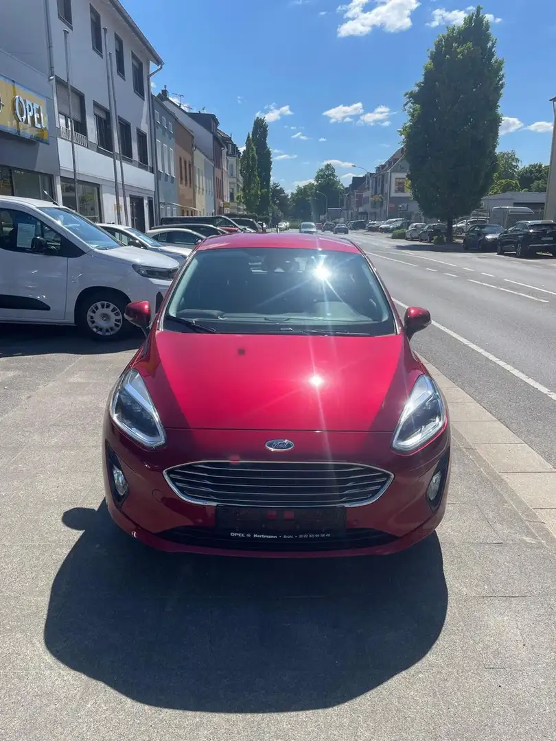 Ford Fiesta Titanium 1.Hand +2 JAHRE GARANTIE+ Rood - 2