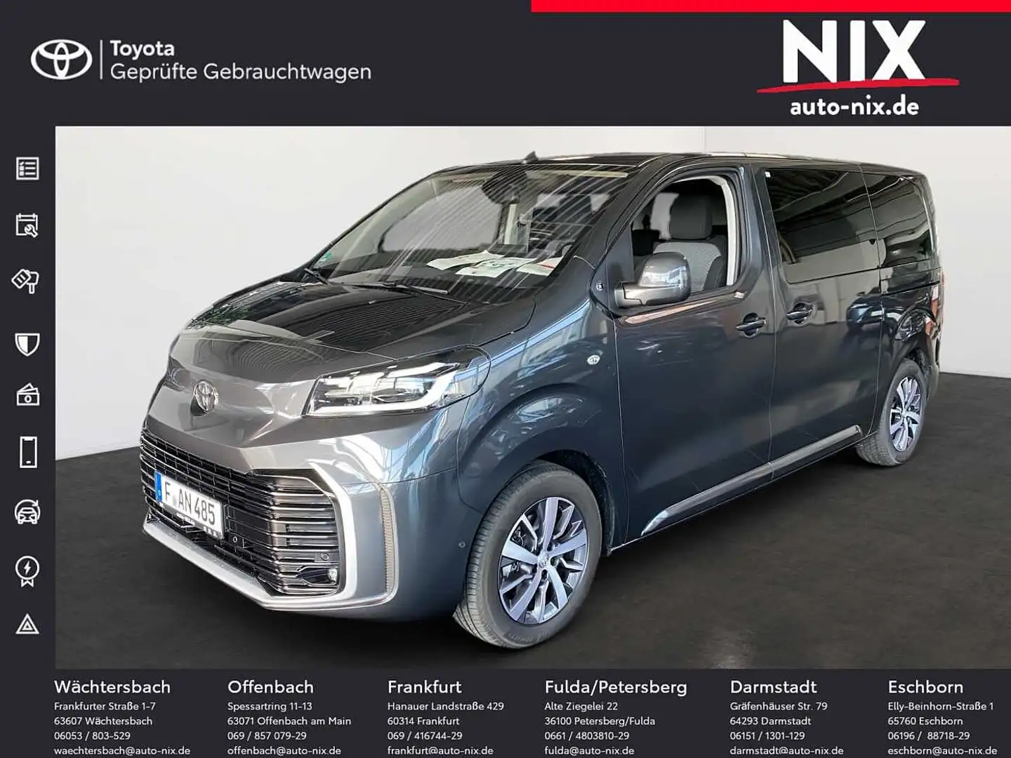 Toyota Proace Verso 2.0 D-4D L1 Team D SHZ KLIMA Grau - 1