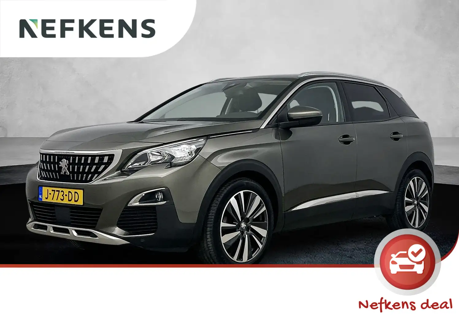 Peugeot 3008 SUV 130 pk Automaat Premium Avantage | 1ste eigena Grijs - 1