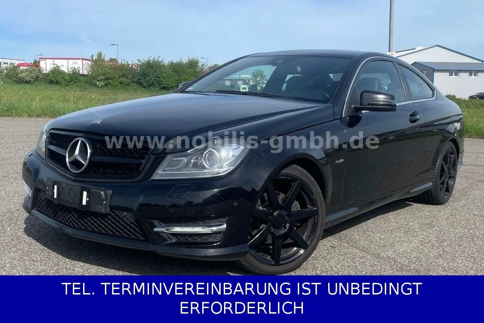 Mercedes-Benz C 220 CDI Coupe AUTOM.LEDER  AMG  Avantgarde Schwarz - 1