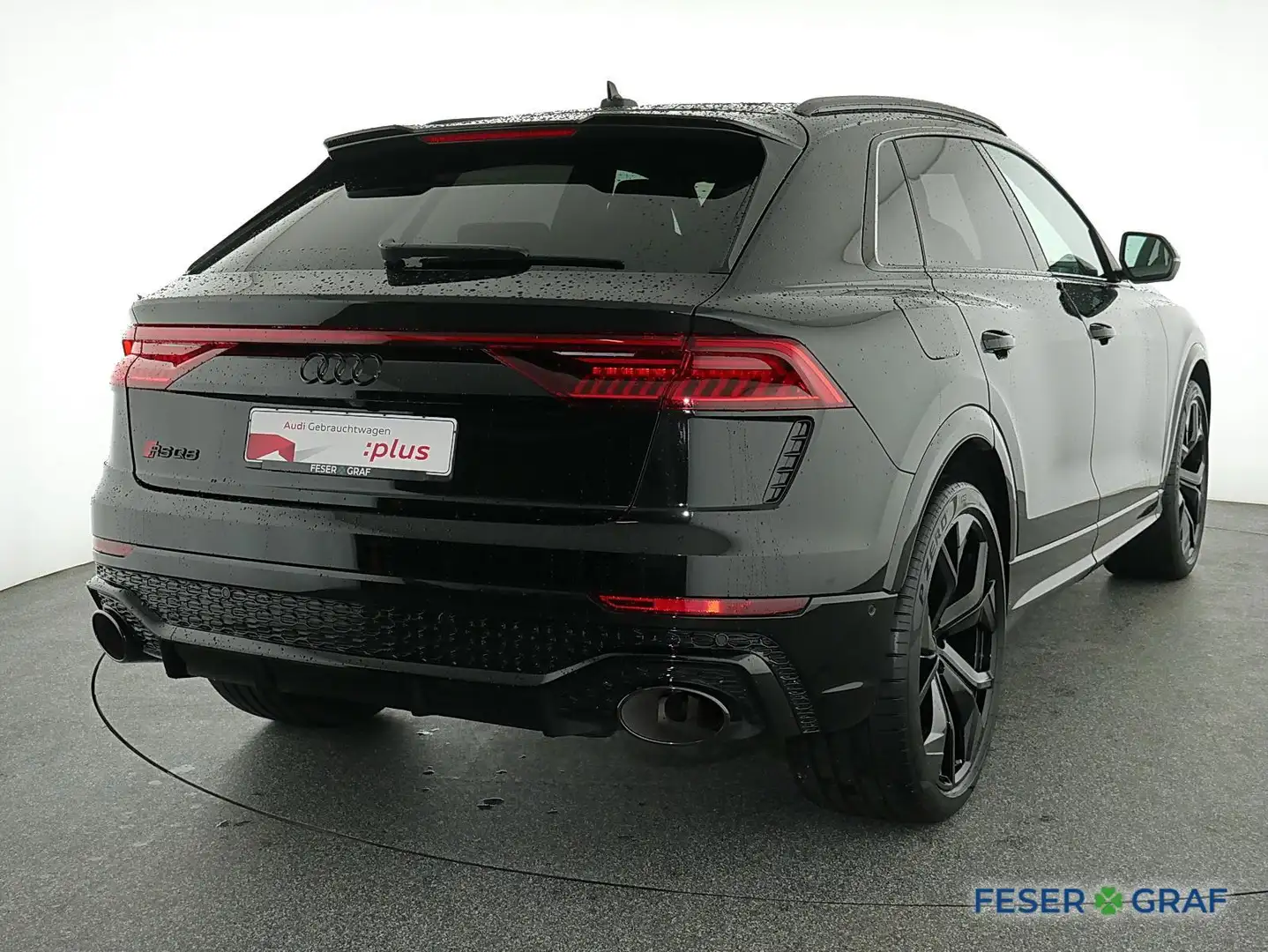 Audi RS Q8 Keramik,Pano,Standhzg,Sitzbel,B&OAdv,AHK Nachtrada Schwarz - 2