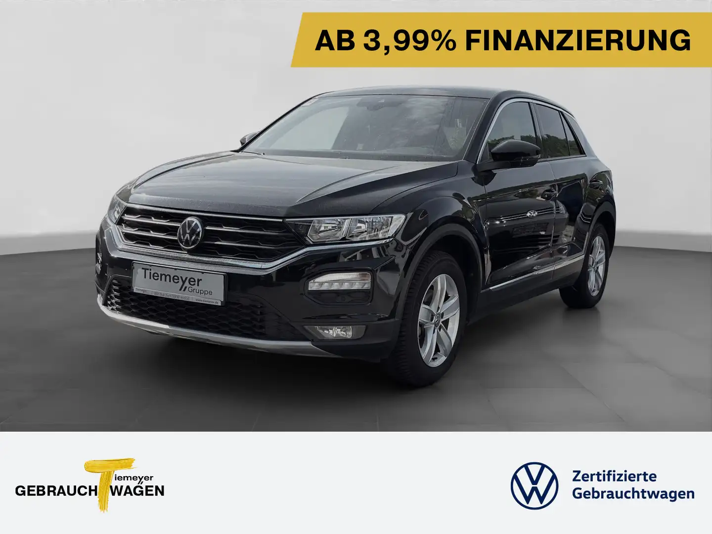 Volkswagen T-Roc 1.5 TSI DSG R-LINE NAVI SITZHZ LM17 AHK Schwarz - 1