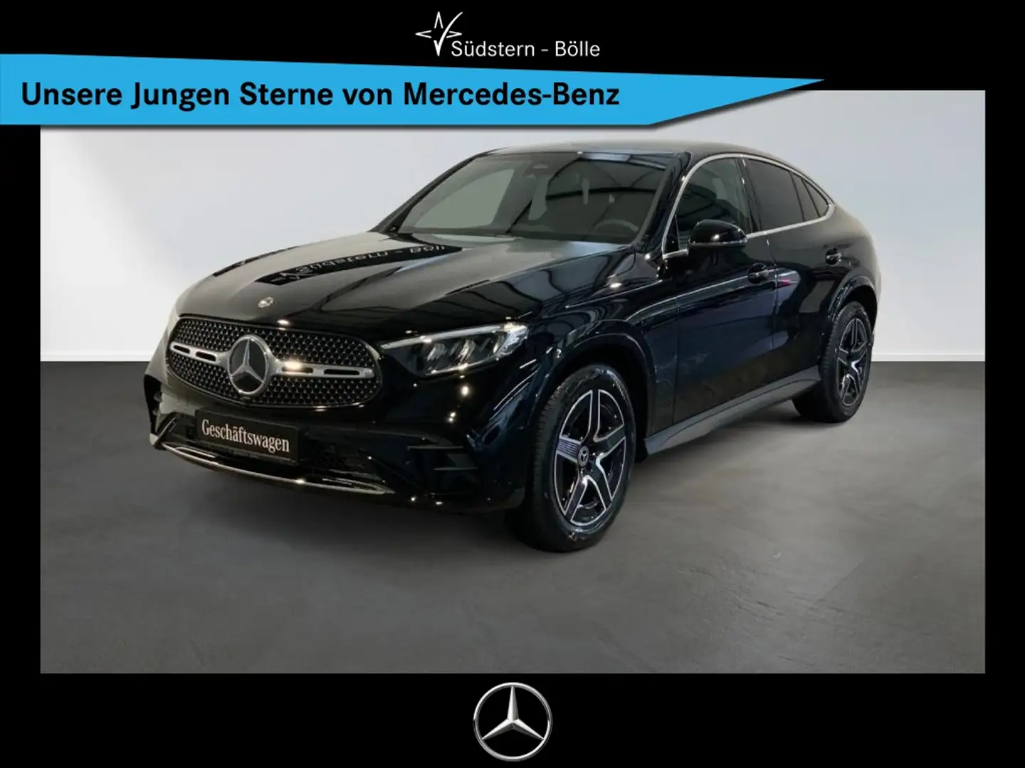 Mercedes-Benz GLC 220 d 4M Coupe +AMG+SHZ+NAVI+AMBIENTE+DISTRO Noir - 1