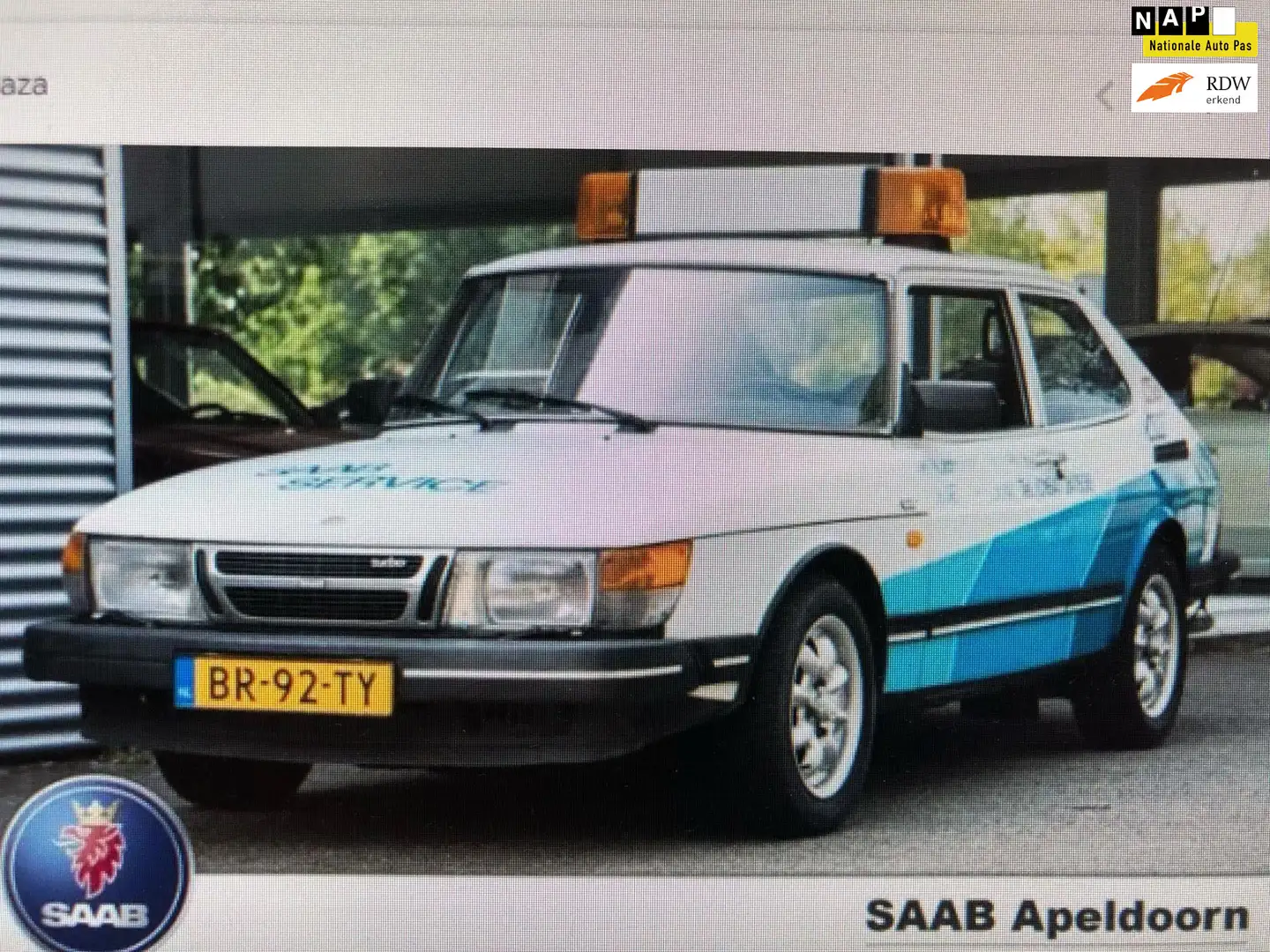 Saab 900 BESTEL 140dkm.NAP Blanc - 1