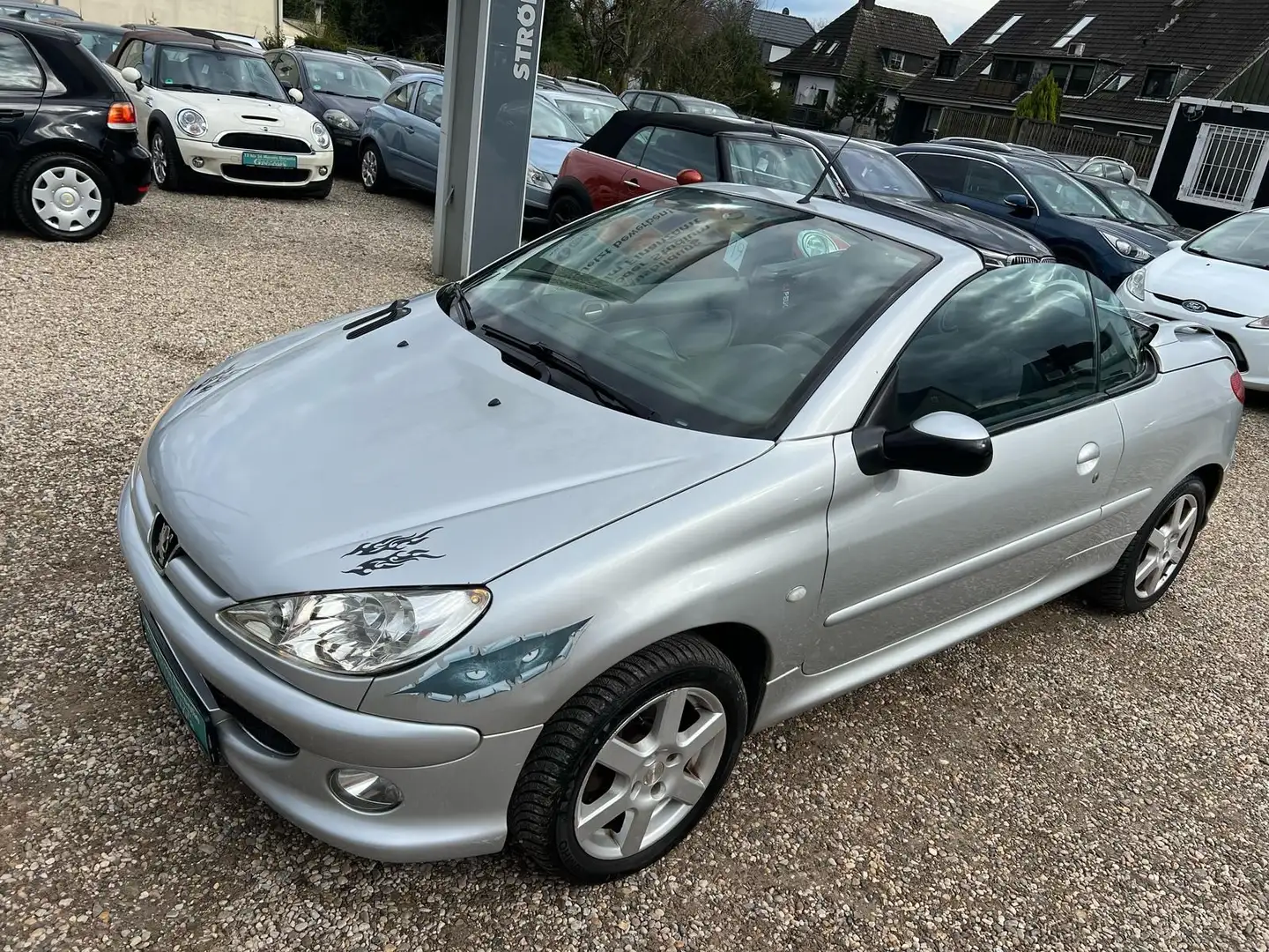 Peugeot 206 Cabriolet CC Filou*TUV NEU*KLIMA*SEHR SAUBER Grau - 2