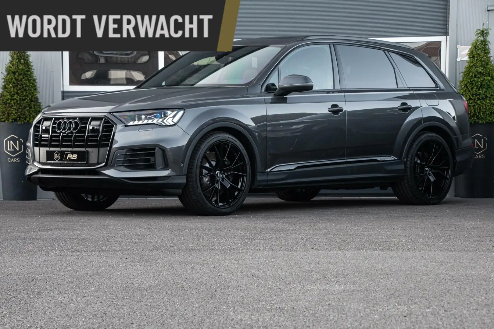 Audi Q7 55 TFSIe S-line | Pano | HUD | ACC | Leer Grijs - 1