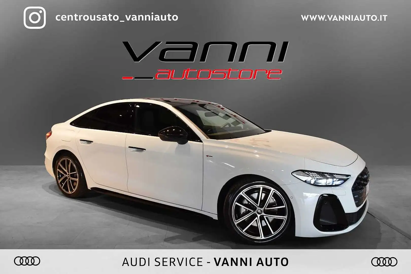 Audi A5 TDI 150 kW mHEV+ S tronic quattro S Line edition Bianco - 1