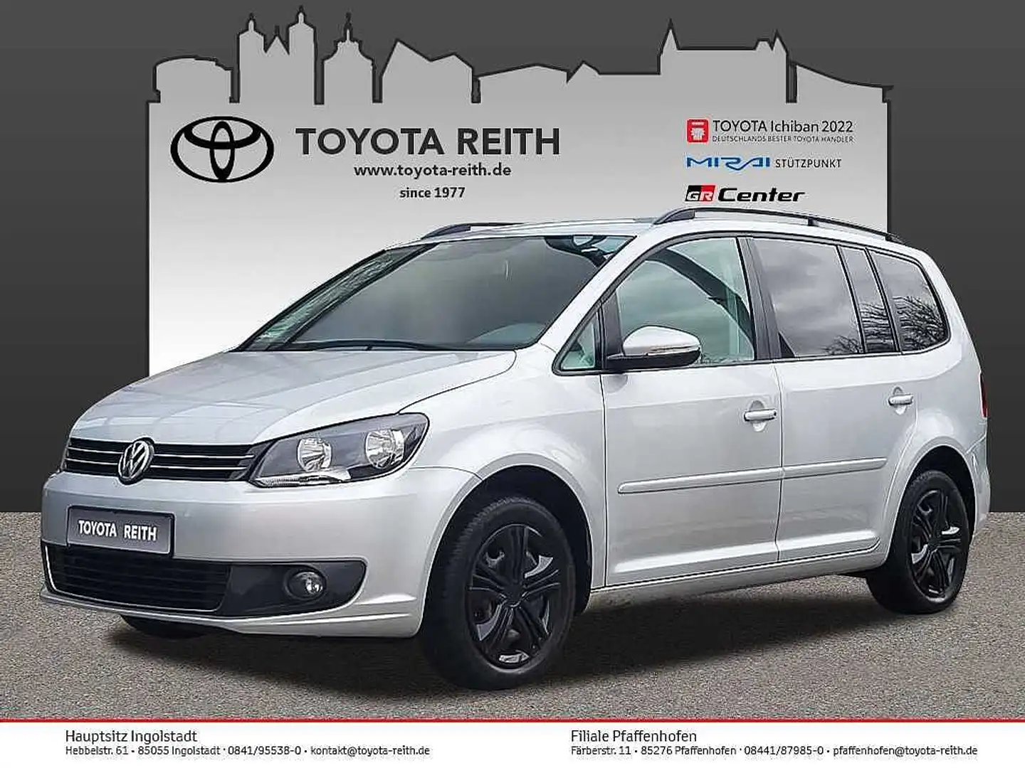 Volkswagen Touran 1.4 TSI EcoFuel Comfortline Argent - 1