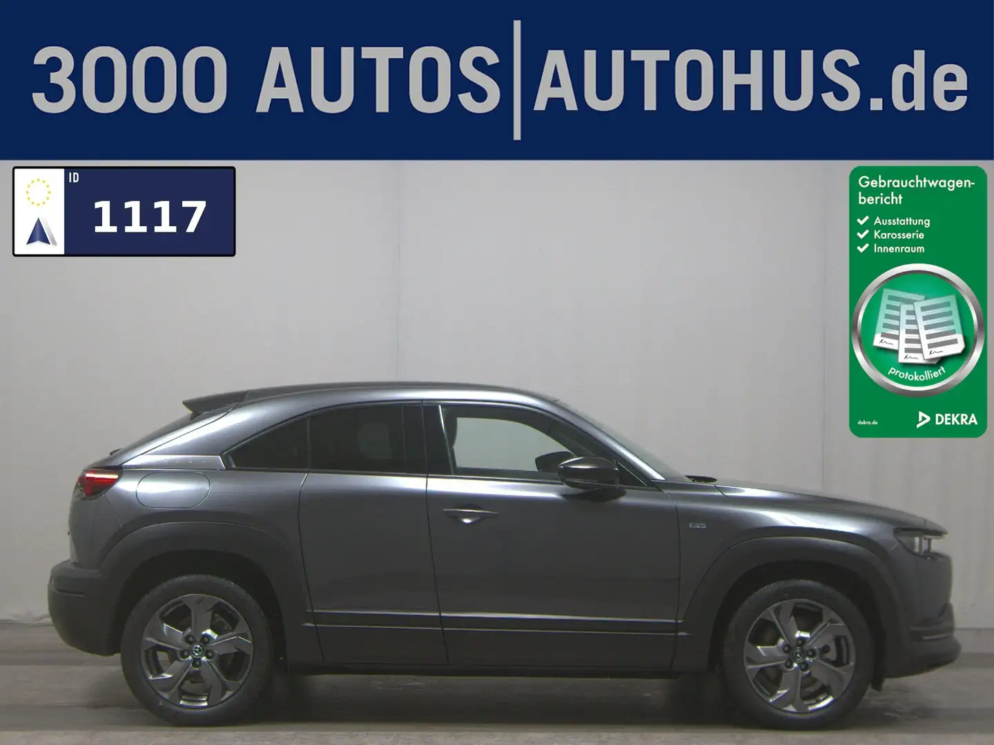 Mazda MX-30 e-SKYACTIV Advanage T-Leder LED Navi HuD Grau - 1