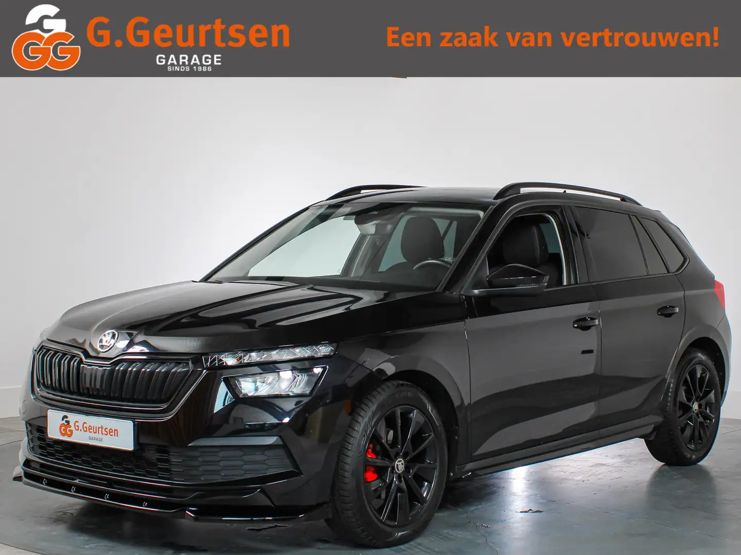 Skoda Kamiq 1.5 TSI ACT Sport Business, LED, Automaat, Cruise Zwart - 1