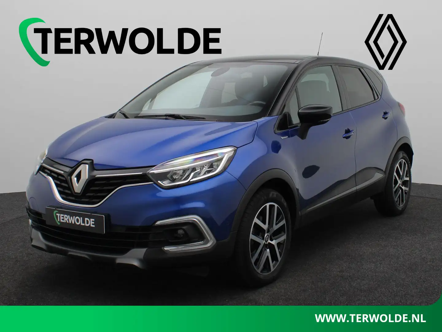Renault Captur TCe 130 GPF Version S | Trekhaak | Parkeercamera | Blauw - 1