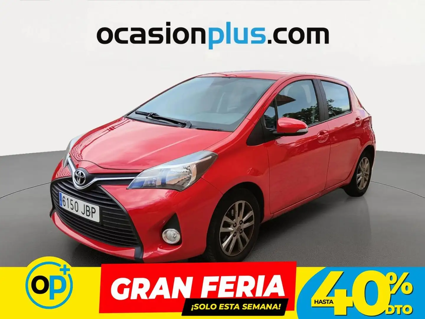 Toyota Yaris 1.0 Active Rojo - 1