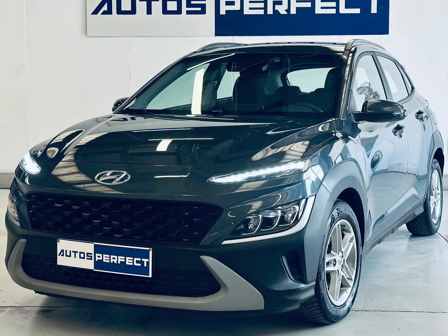 Hyundai KONA 1.0 T-GDi BOITE AUTO CAMERA PDC SIEGES+VOLAN CHAUF Gri - 1