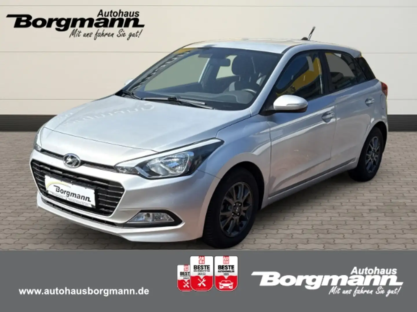 Hyundai i20 YES! SHZ LenkradHZG, Tel.-Vorb. GA Alu Klima Freis Silver - 1