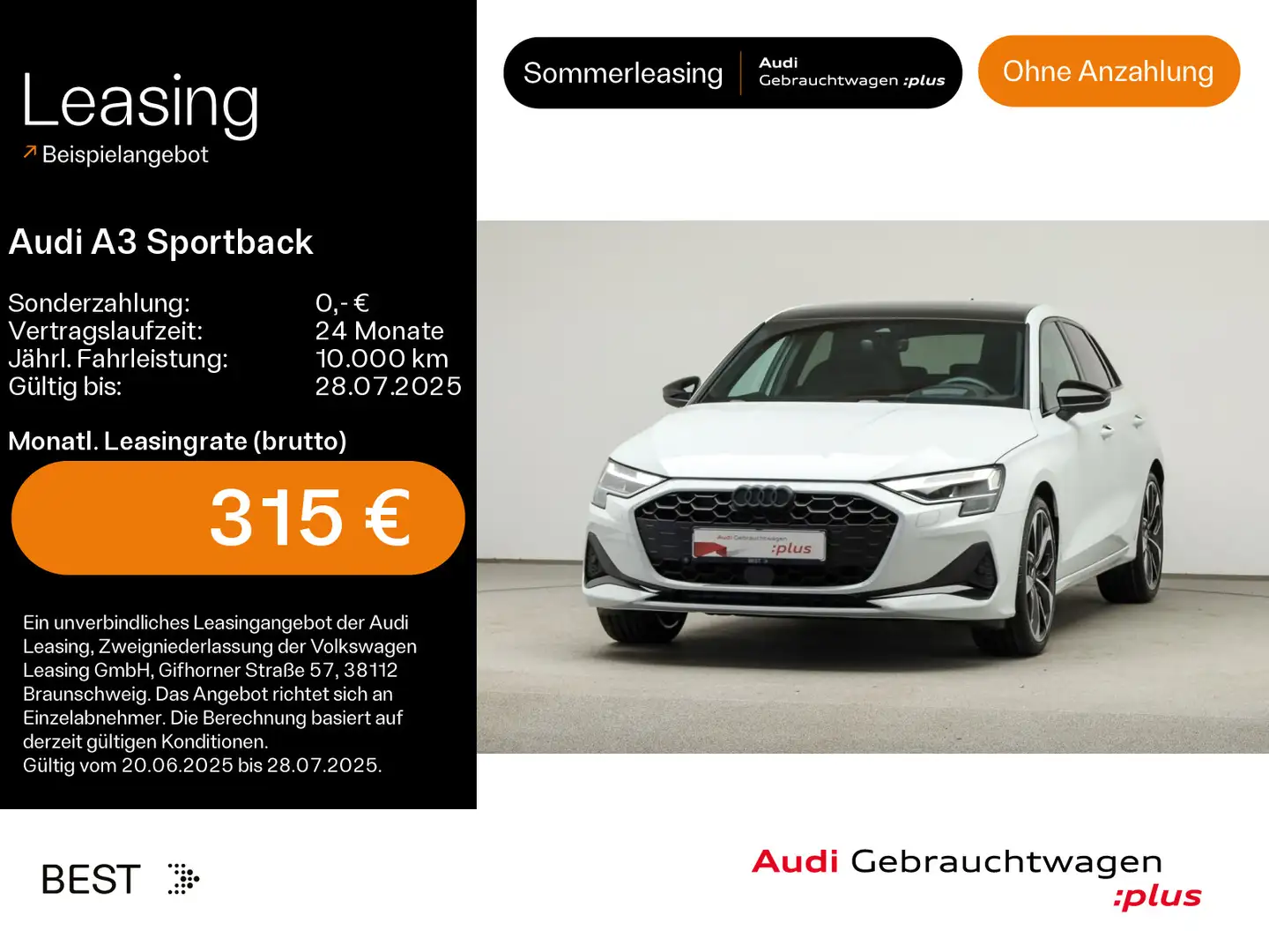 Audi A3 35 TDI S-LINE*SONOS*MATRIX*NAVI-PLU Weiß - 1