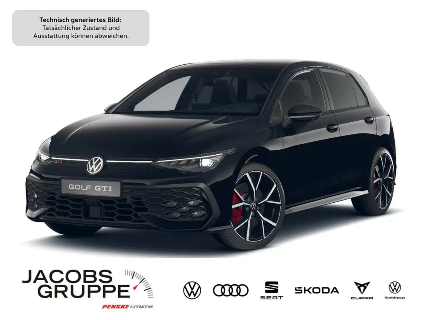 Volkswagen Golf VIII 2.0 TSI GTI "Black Style" DSG,Navi, Schwarz - 1