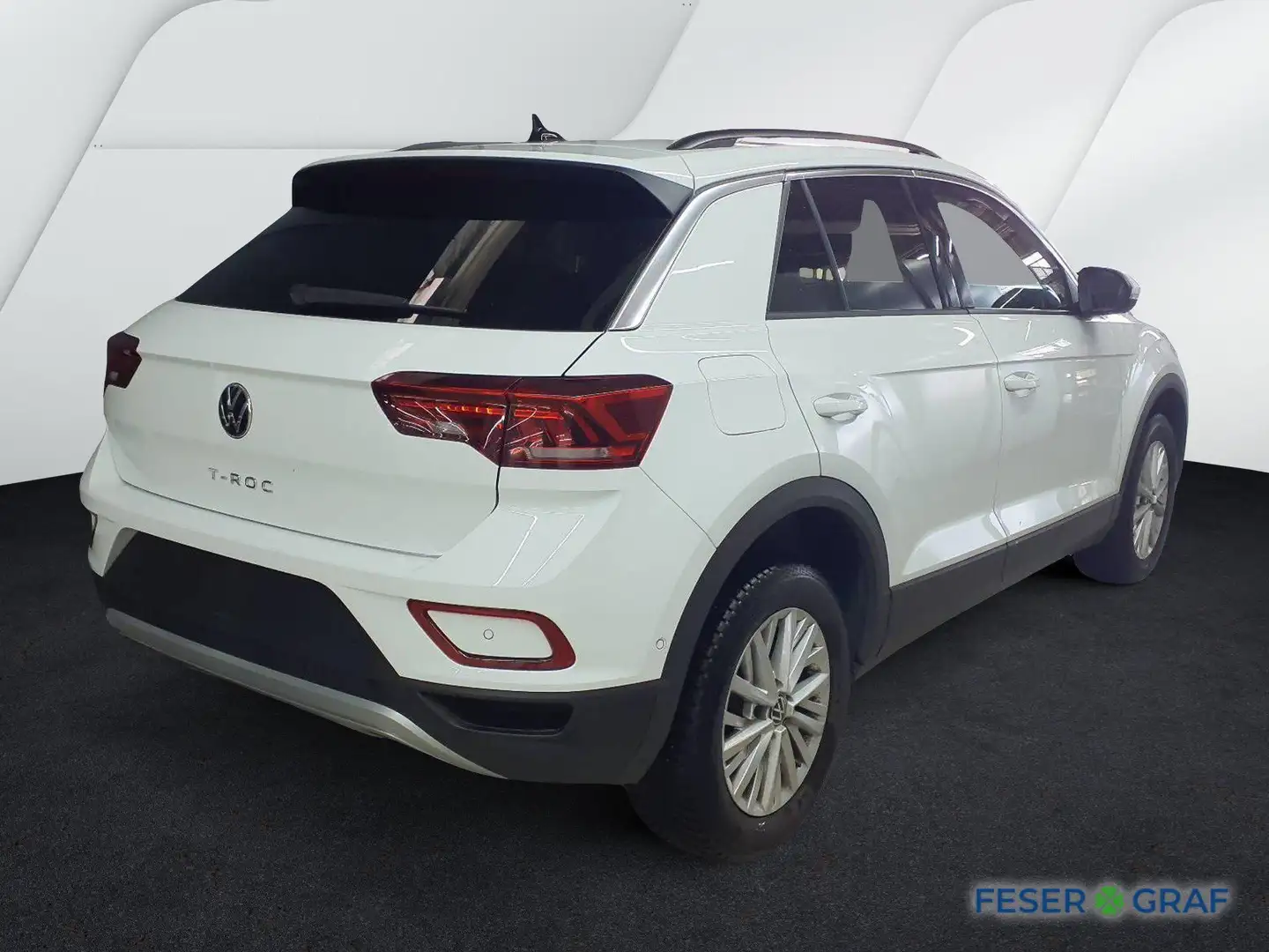 Volkswagen T-Roc Life 1.0 TSI Navi LED SHZ PDC APP Weiß - 2