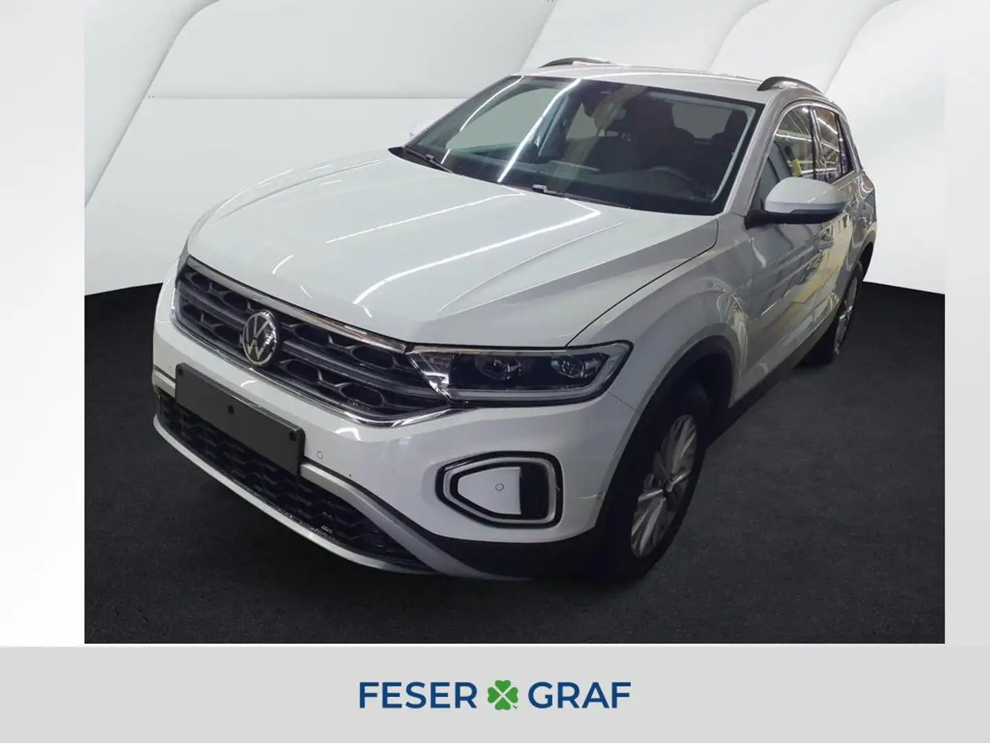 Volkswagen T-Roc Life 1.0 TSI Navi LED SHZ PDC APP Weiß - 1