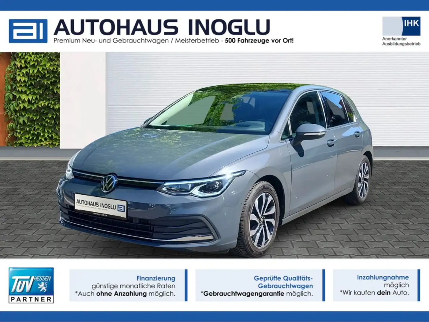 Volkswagen Golf 2.0 TDI Active DSG Navi+Matrix+Pano+AHK+R-Kam+ACC Grau - 1