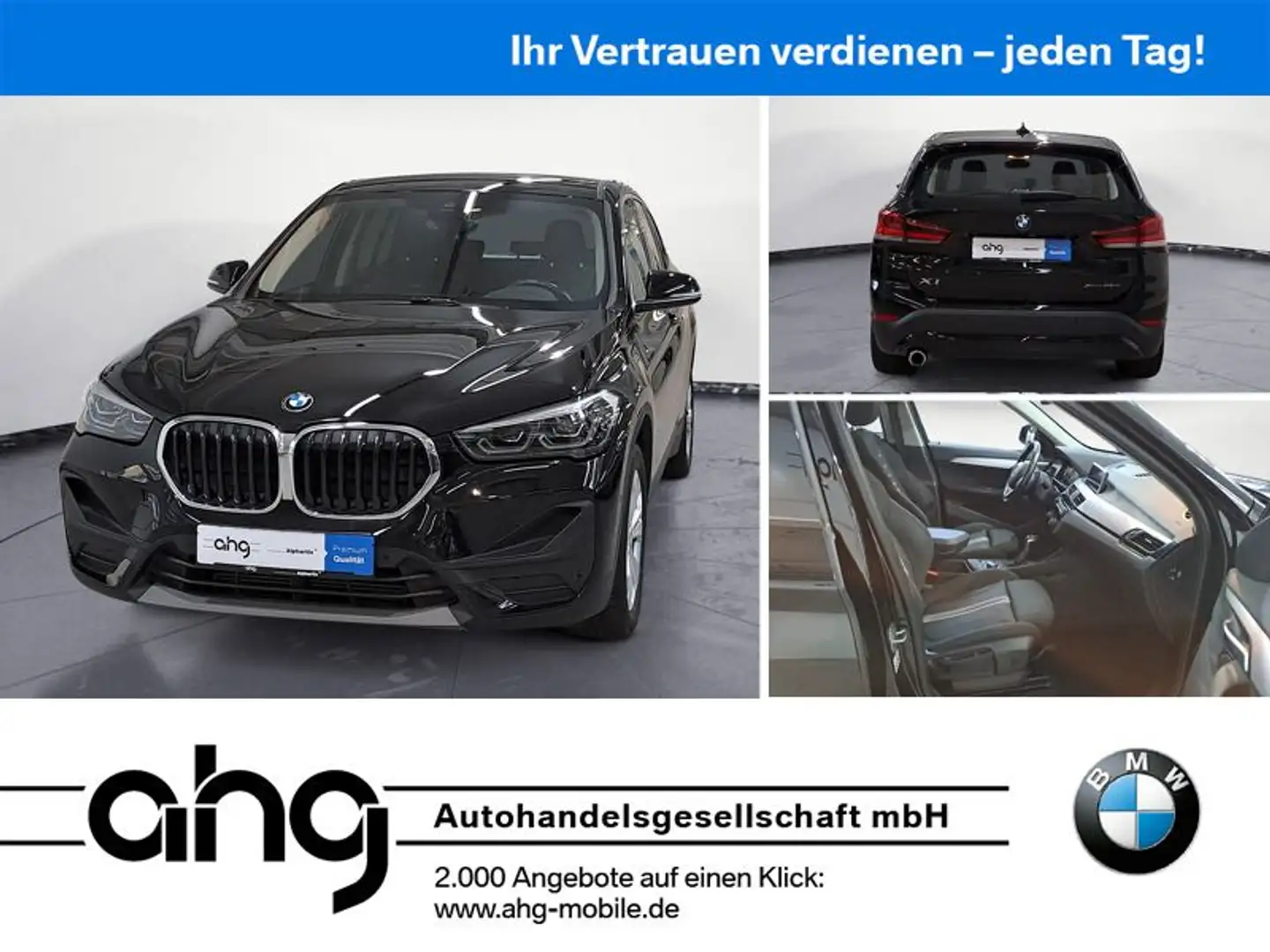 BMW X1 xDrive25e Advantage Steptronic Aut. Klimaaut. Schwarz - 1