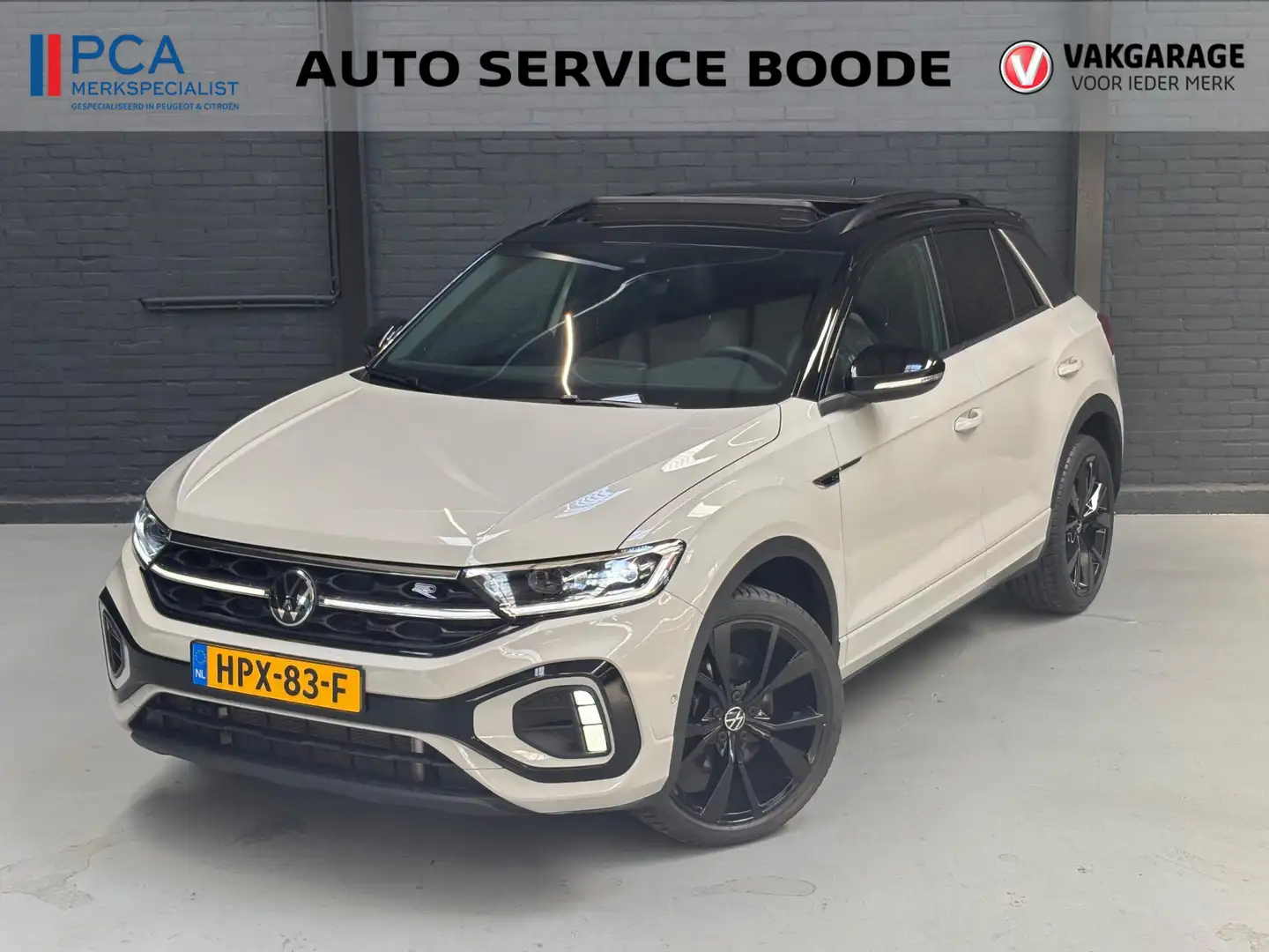 Volkswagen T-Roc 1.5 TSI (150pk) R-Line automaat - panoramadak - Be Grijs - 1