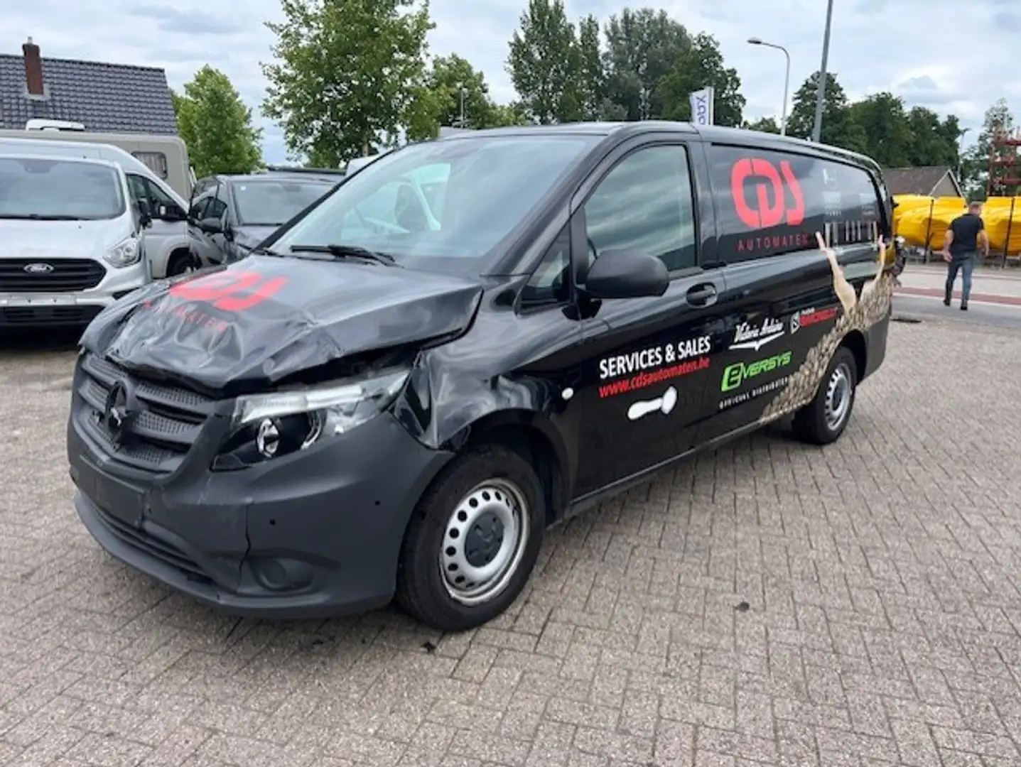 Mercedes-Benz Vito 114 CDI Lang AUTOM. AIRCO KLIMA EURO6 Schwarz - 1