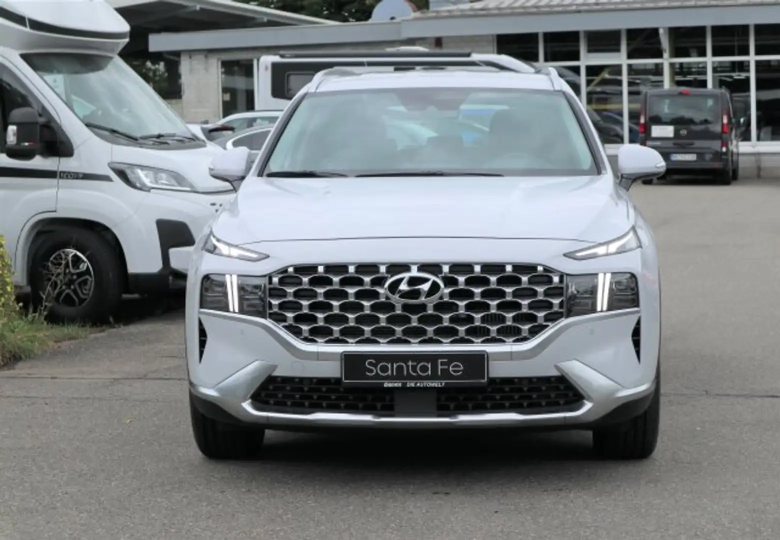 Hyundai SANTA FE Santa Fe 2.2 CRDi Trend 4WD Autom./Navi/LED/AHK BC Blanc - 2