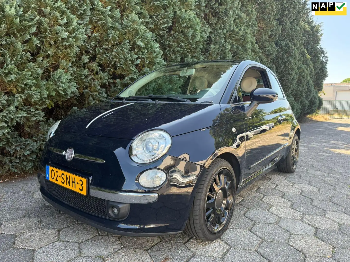 Fiat 500 0.9 TwinAir Lounge | Pano Blauw - 1