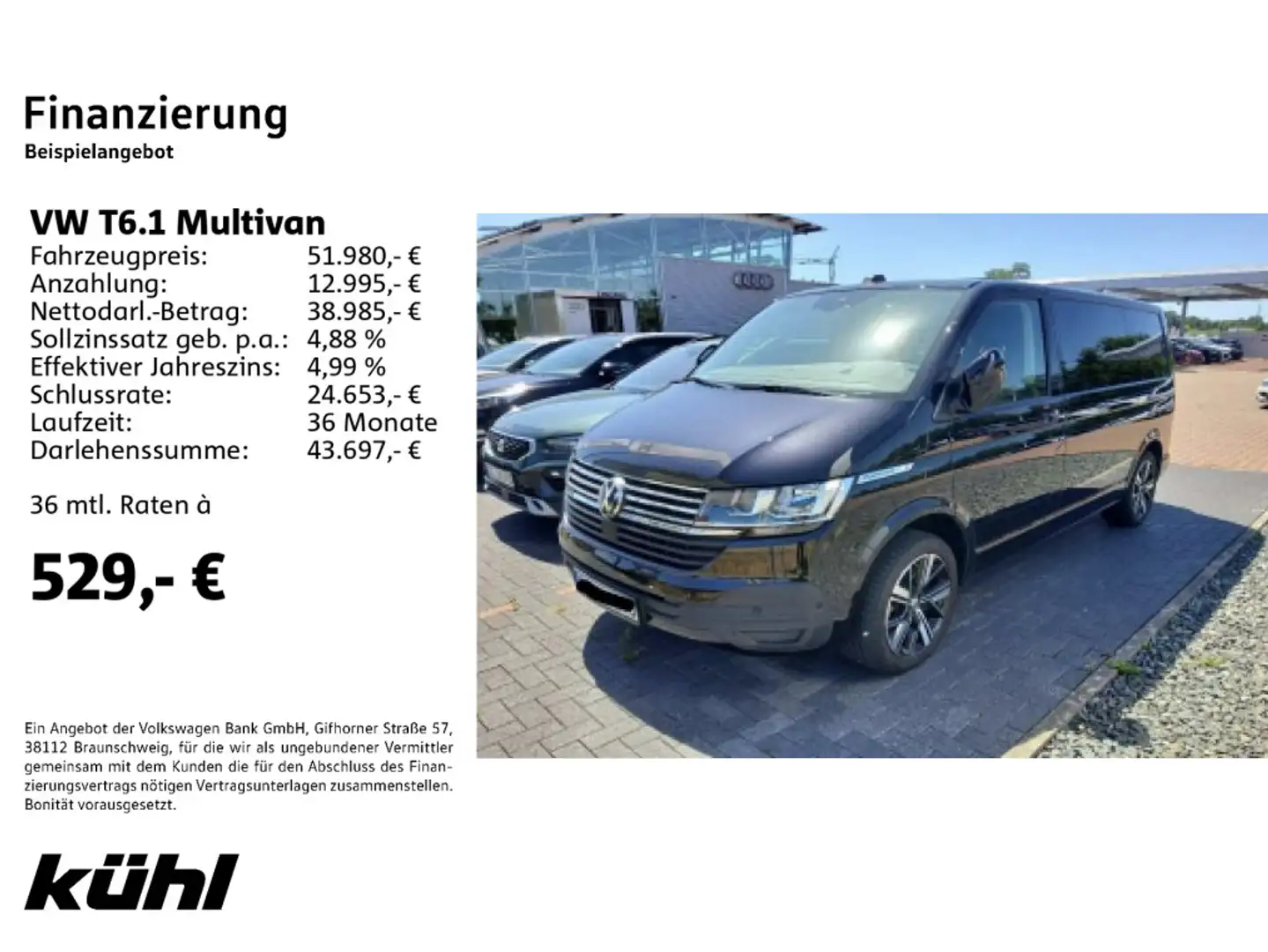Volkswagen T6.1 Multivan 2.0 TDI 4M DSG Comfortline ACC Sta Чорний - 2