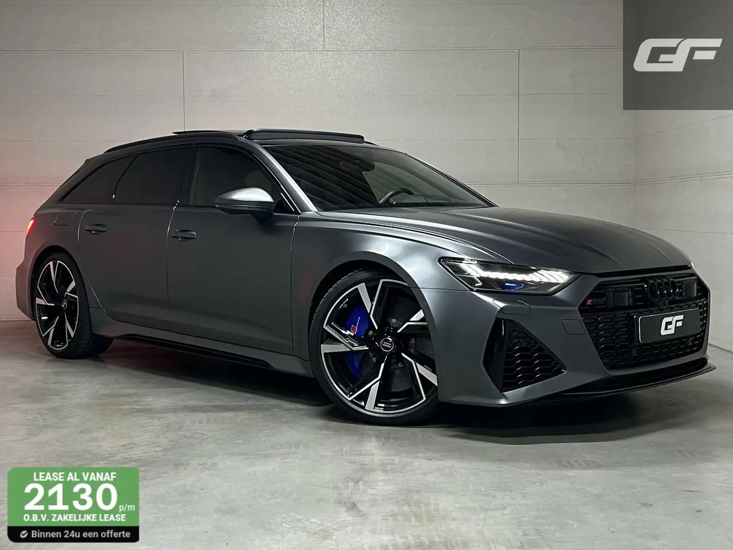 Audi RS6 Avant 4.0 TFSI Quattro Matgrijs Dynamic+ B&O 600PK Gris - 1