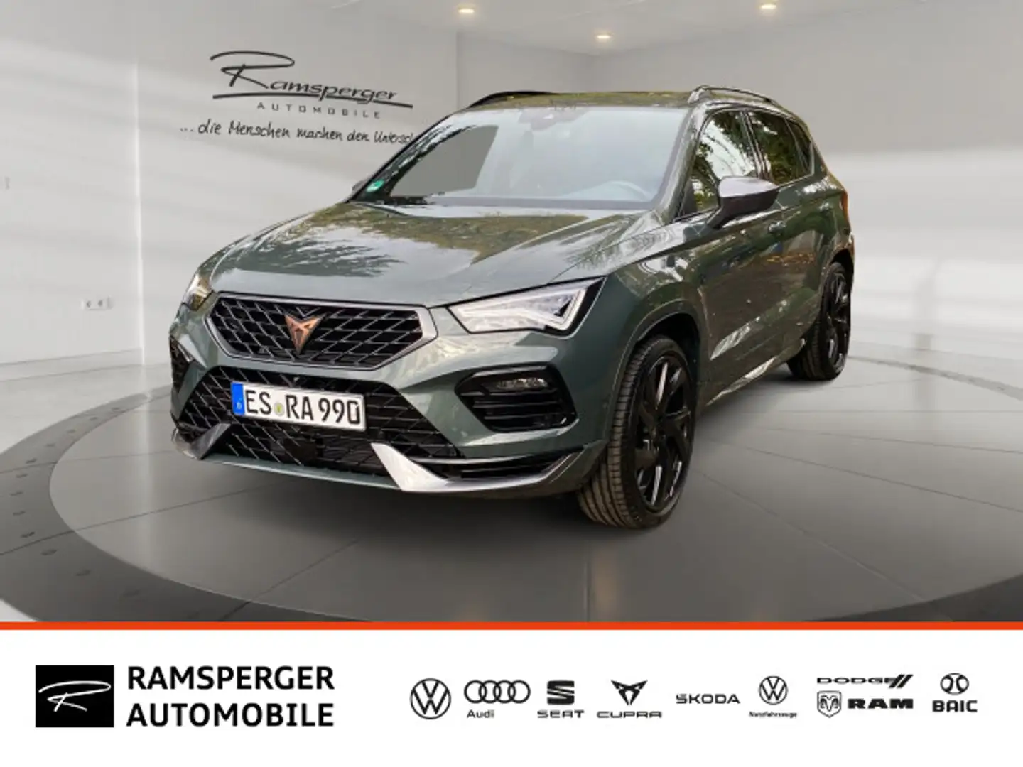 CUPRA Ateca VZ 2.0 TSI 4Drive LED/Pano/360°/AHK/uvm. Grün - 1