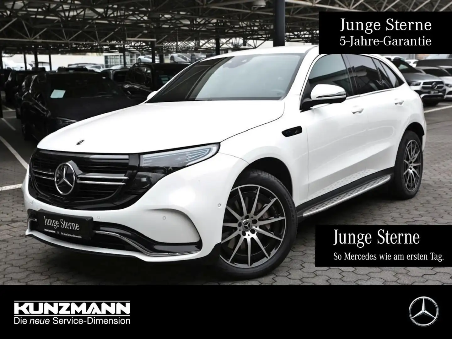Mercedes-Benz EQC 400 4M AMG Distronic AHK 360° EasyPack Weiß - 1