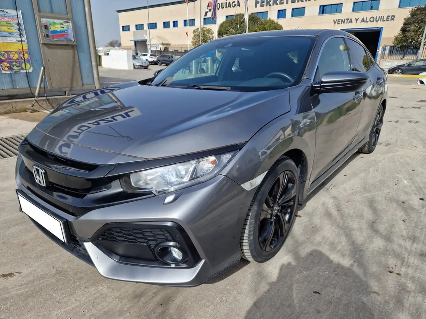 Honda Civic 1.0 VTEC Turbo Elegance Navi Gris - 1