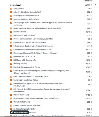 Audi A6 Limousine 45 TDI quattro S line Ansicht 2
