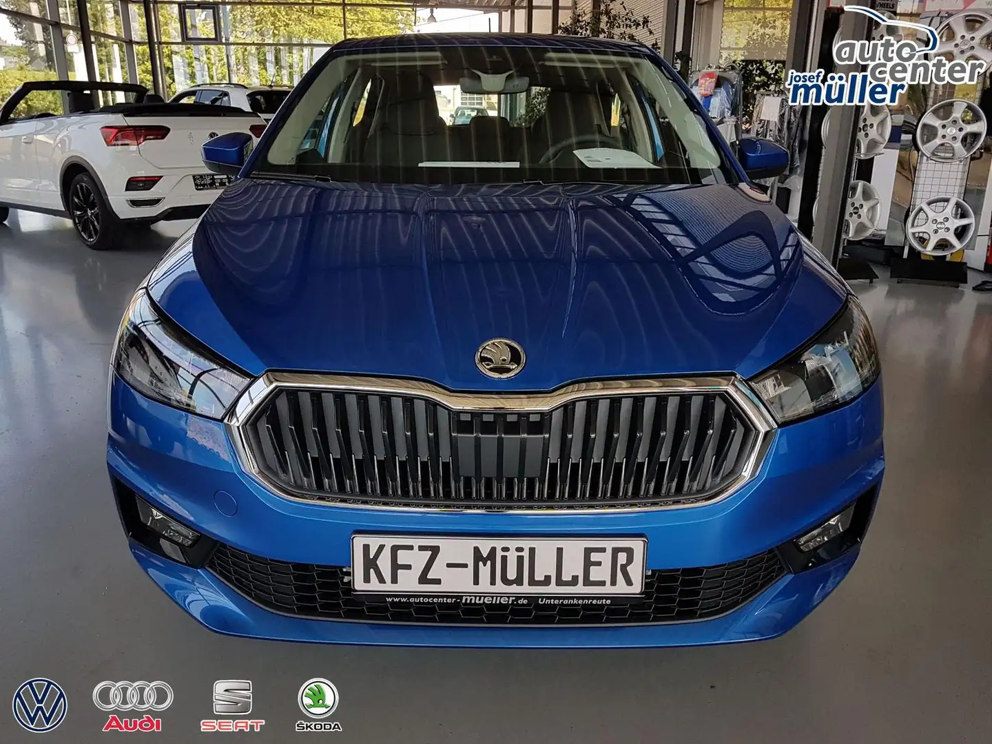 Skoda Fabia Garantie 5 Jahre oder 100000km" Climatr... Blauw - 2