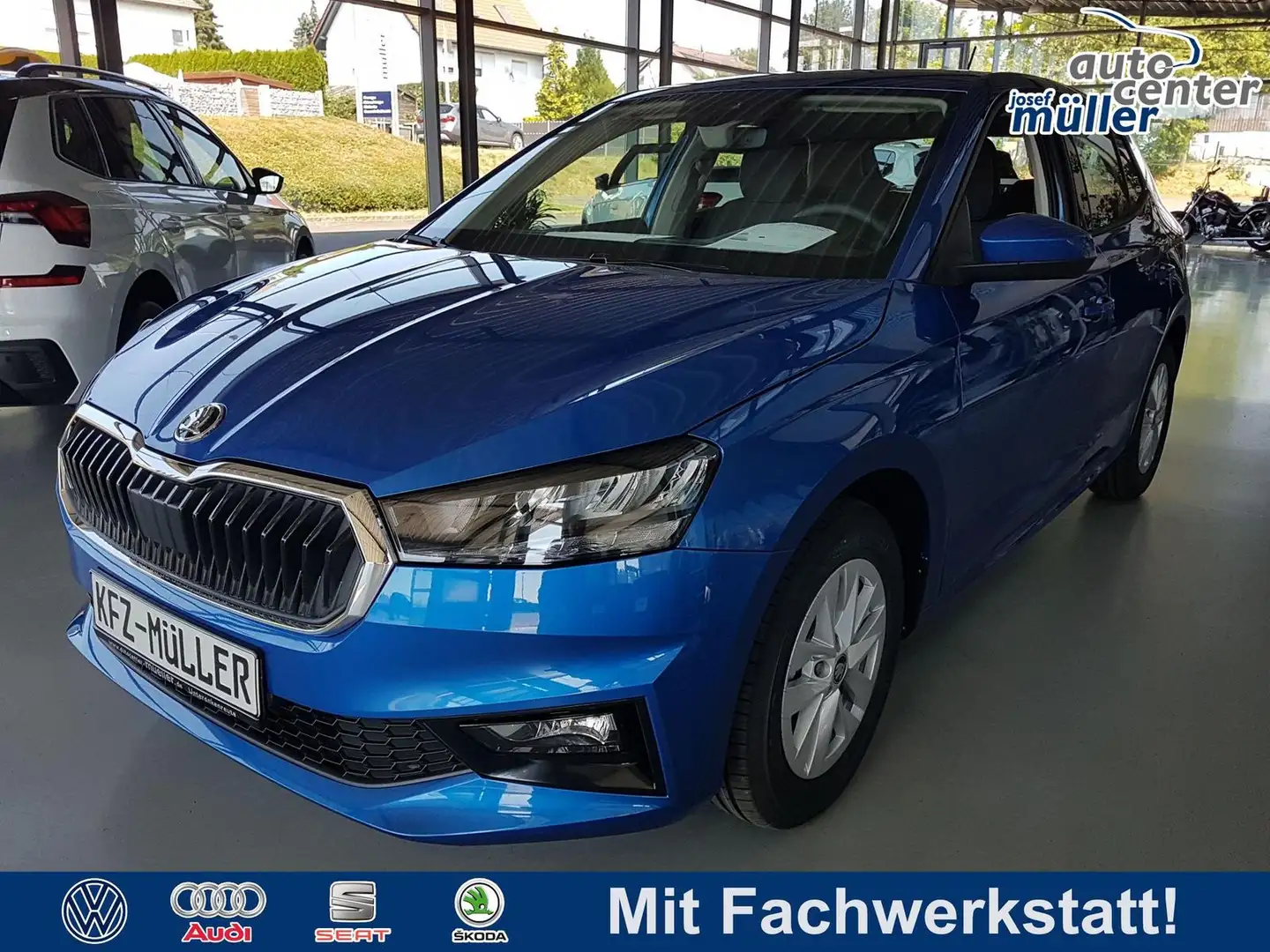 Skoda Fabia Garantie 5 Jahre oder 100000km" Climatr... Blauw - 1