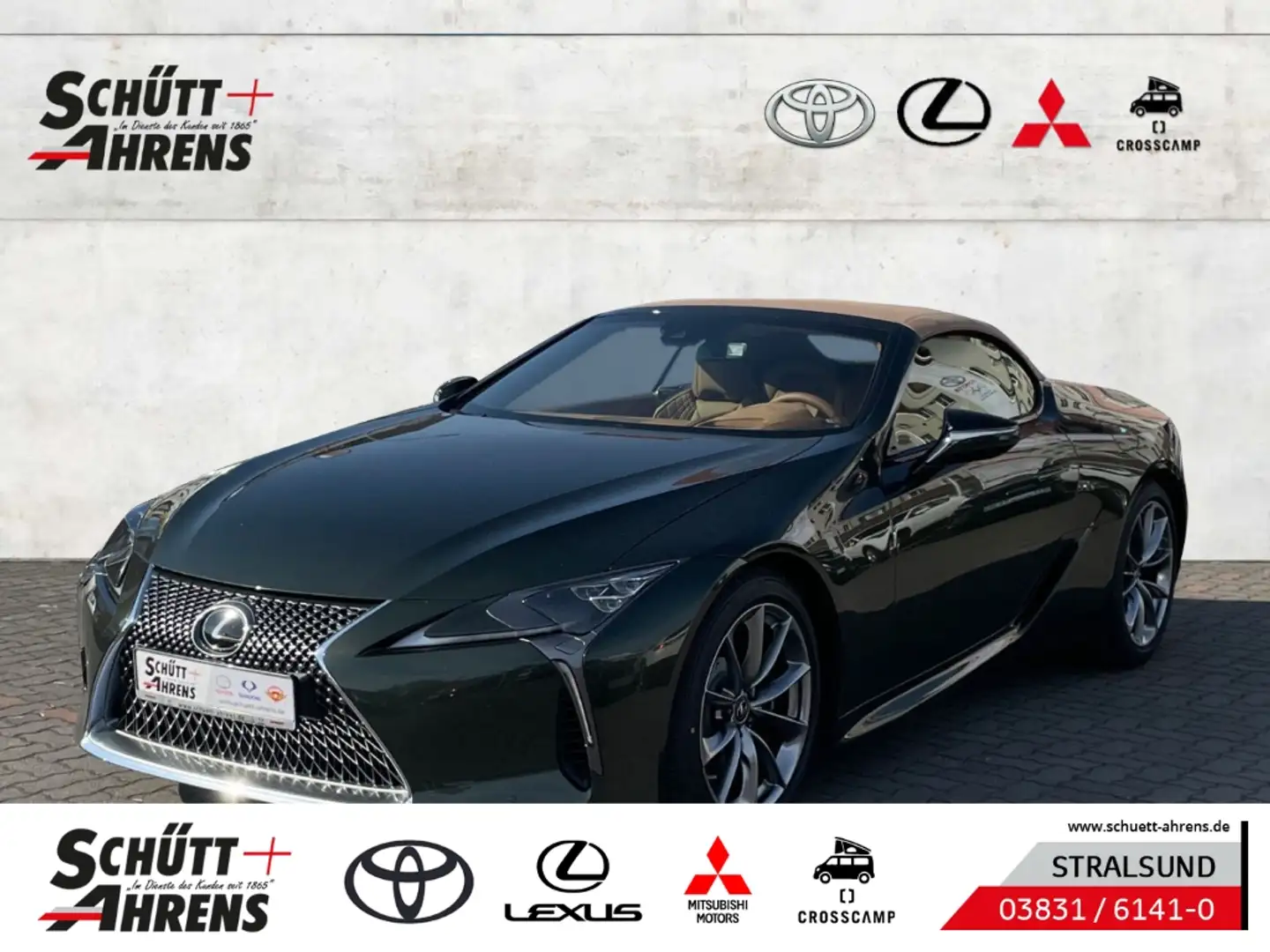 Lexus LC 500 Cabriolet Performance/Touring VOLL! SOFORT! Yeşil - 1