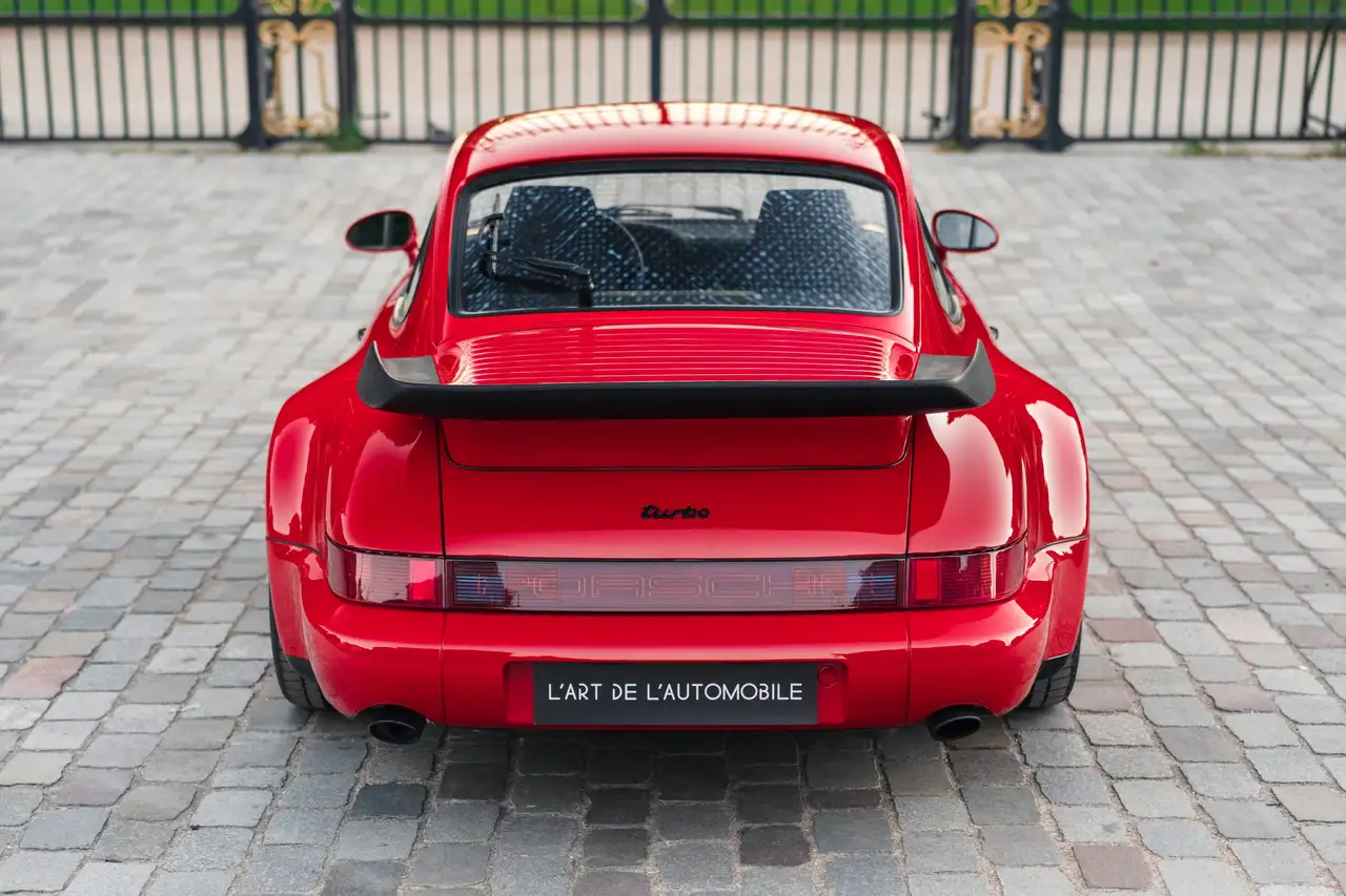 Porsche 964 Turbo 3.3L - Guards Red, 66 000 km, huge service, foto 5