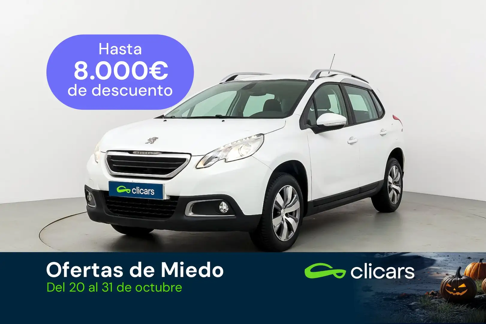 Peugeot 2008 1.2 VTI PureTech Active Blanc - 1