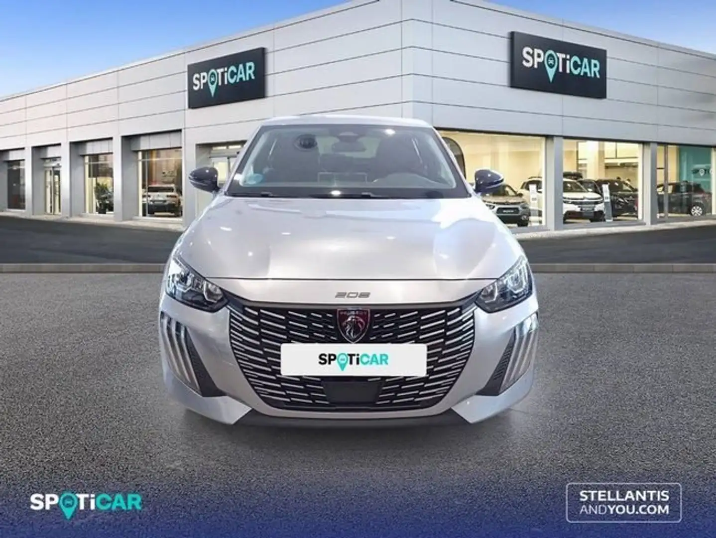 Peugeot 208 1.2 Hybrid Allure e-DCS6 110 Gris - 2