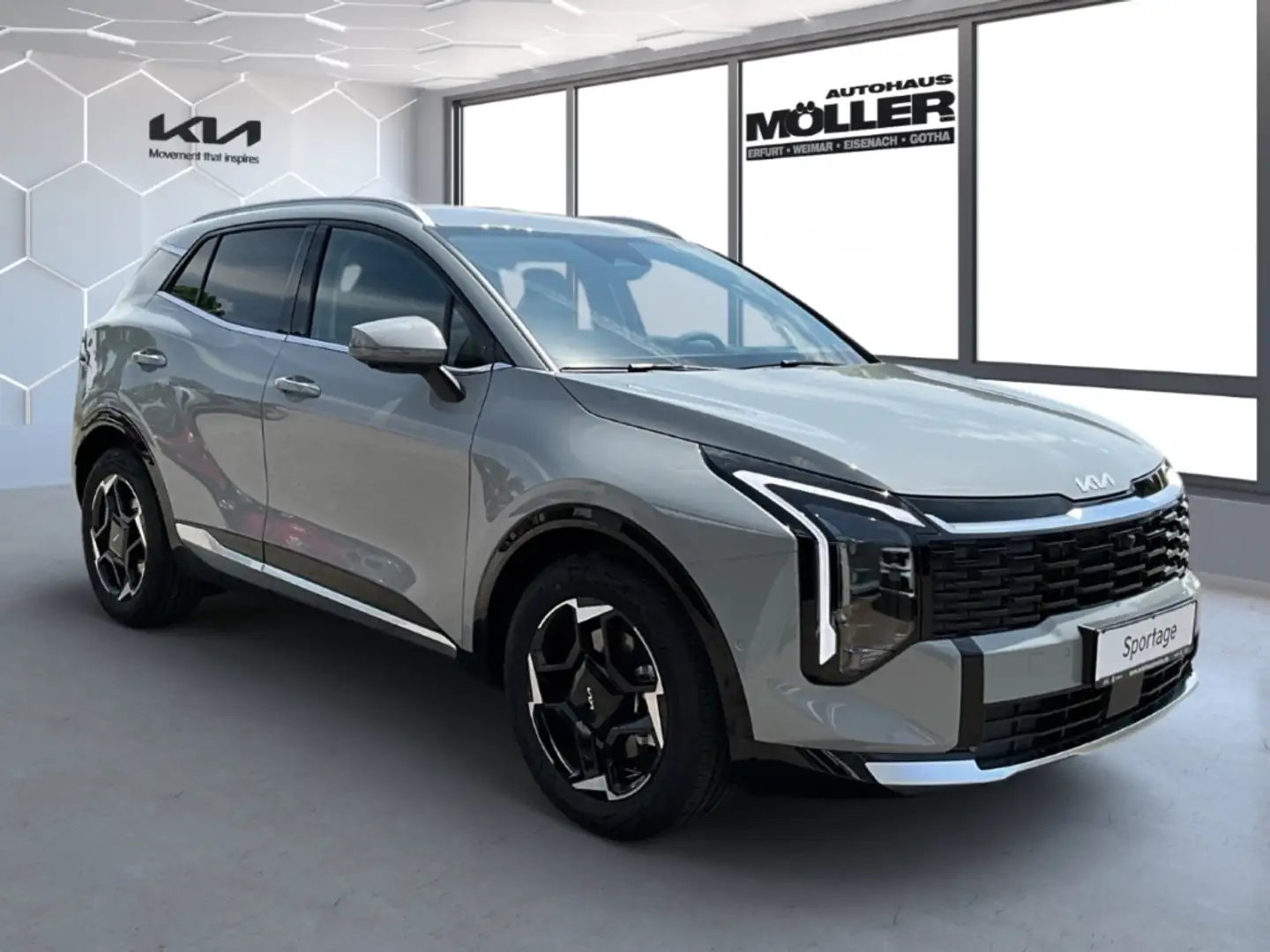 Kia Sportage Sprit *FACELIFT* 1.6T DCT7 Drive Sound Head-Up 360 Grijs - 2