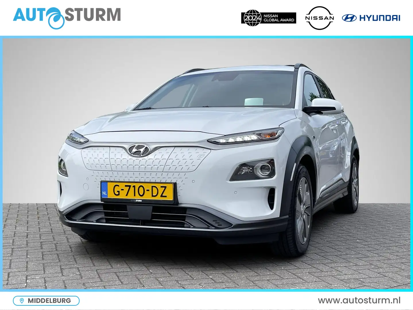 Hyundai KONA EV Premium 64 kWh Sky | Head-Up Display | Stuur- + Wit - 1